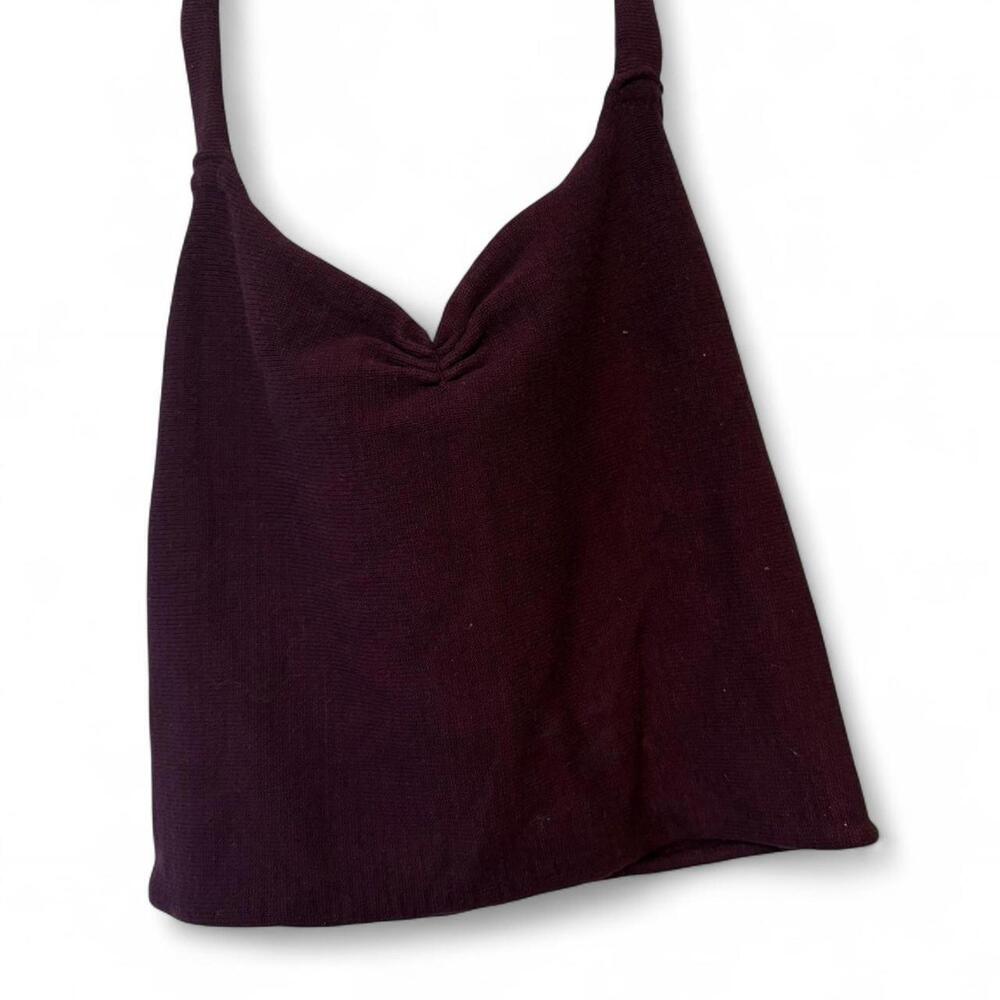 Gimaguas Burgundy knit top